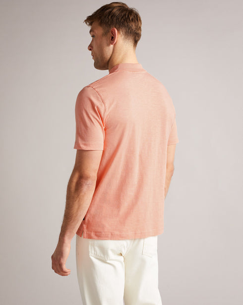 DELVIN-Tops-Dive into DELVIN. This essential polo shirt covers all the bases with a flattering fit, collar, and short sleeves. Paired with jeans and trainers, this top is perfect for spontaneous visits to the farmer's market or can be dressed up with tailored trousers and boots for a smart-casual look. By choosing Ted Baker cotton products, you're supporting our investment in the Better Cotton Initiative's mission. This product is sourced via a system of mass balance and therefore may not contain better cot